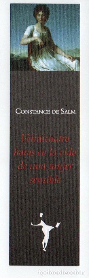 Sammeln von Lesezeichen: MARCAPAGINAS. VEINTICUATRO HORAS EN LA VIDA DE UNA MUJER SENSIBLE. EDITORIAL FUNAMBULISTA.
