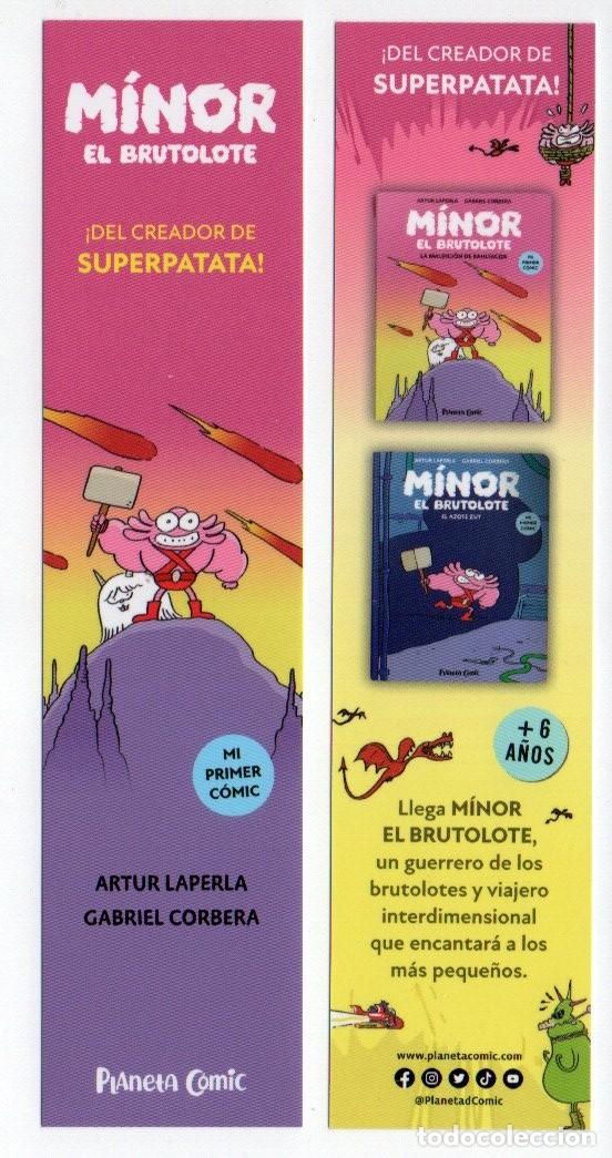 Sammeln von Lesezeichen: MARCAPAGINAS. M&Iacute;NOR EL BRUTOLOTE. PLANETA COMIC.