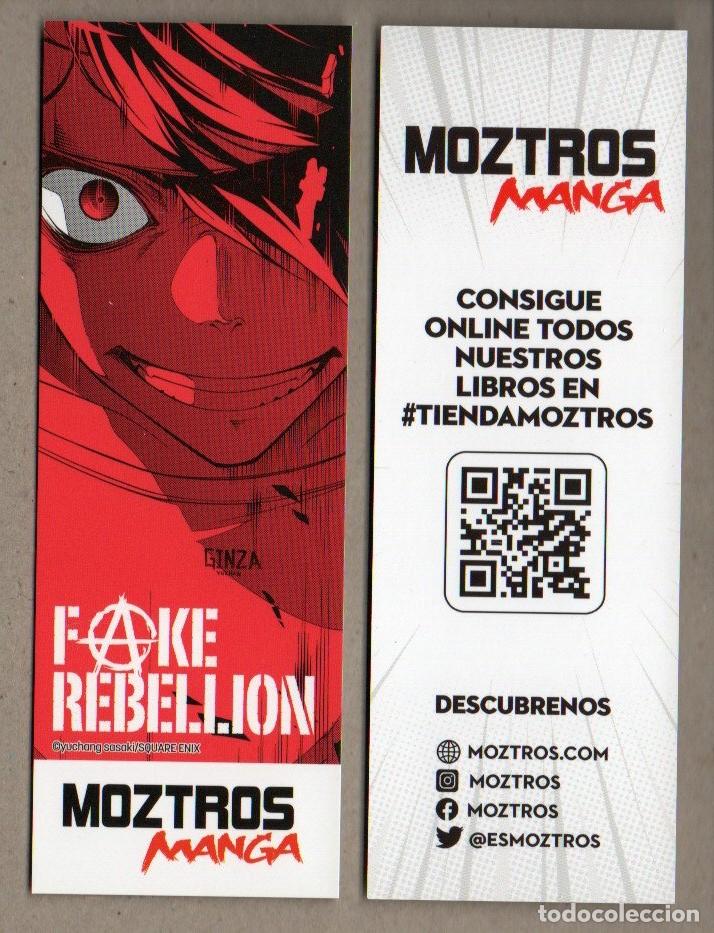 Sammeln von Lesezeichen: MARCAPAGINAS. FAKE REBELLION. MOZTROS MANGA