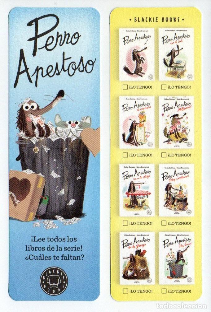Sammeln von Lesezeichen: MARCAPAGINAS. PERRO APESTOSO. BLACKIES BOOKS.