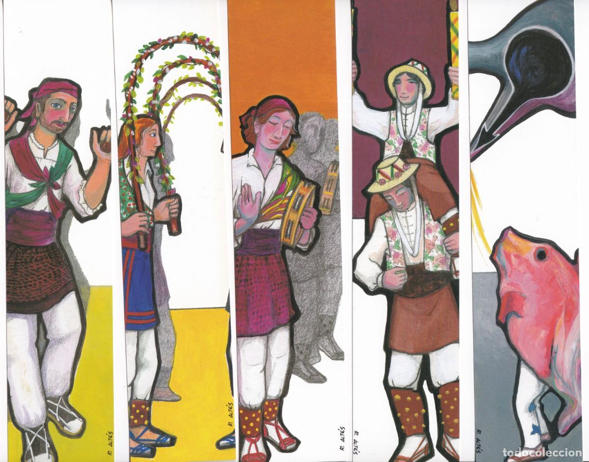 Sammeln von Lesezeichen: Serie de 12 marcapaginas L'Agrupaci&oacute; de Balls populars de Vilanova y la Geltur