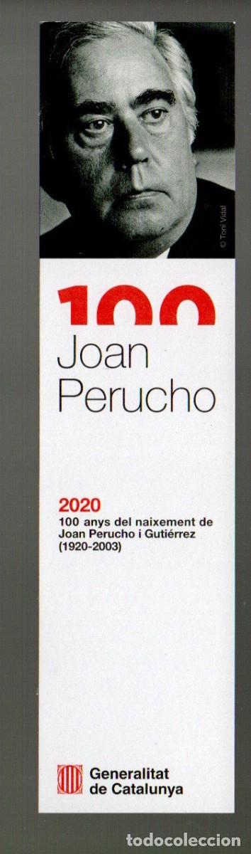 Collezionismo Segnalibri: MARCAPAGINAS. JOAN PERUCHO. GENERALITAT DE CATALUNYA 2020, (100 ANYS DEL NAIXEMENT)