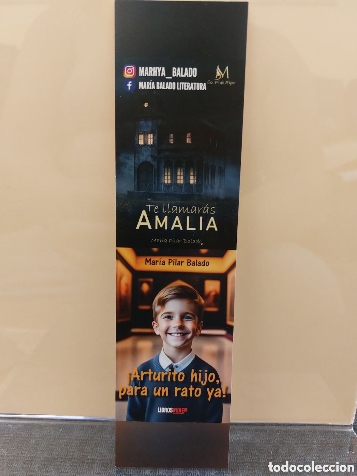 Coleccionismo marcap&aacute;ginas: Marcap&aacute;ginas Te llamaras Amalia - Foto 1