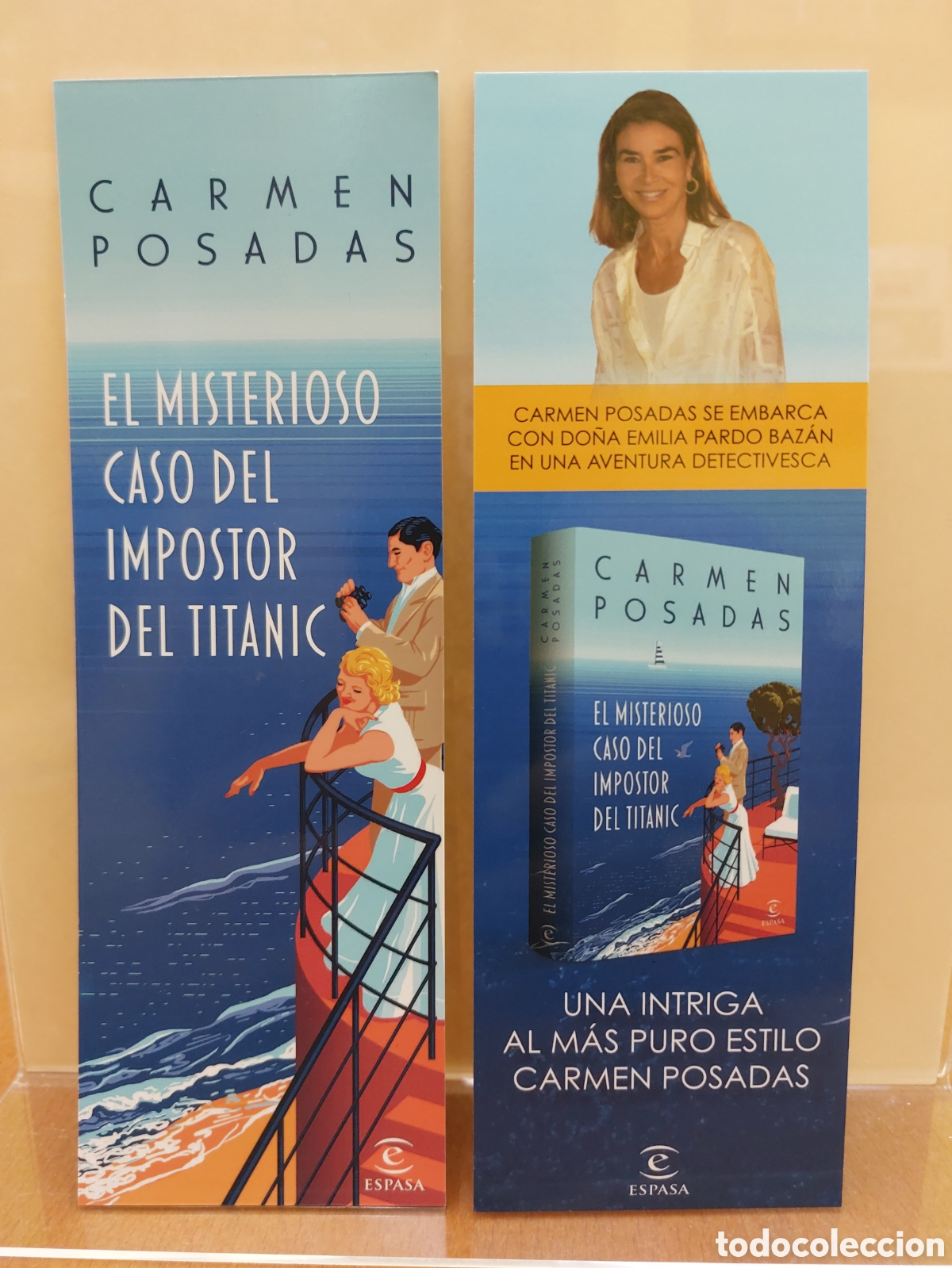 Coleccionismo Marcap&aacute;ginas: Marcap&aacute;ginas El misterioso caso del impostor del titanic