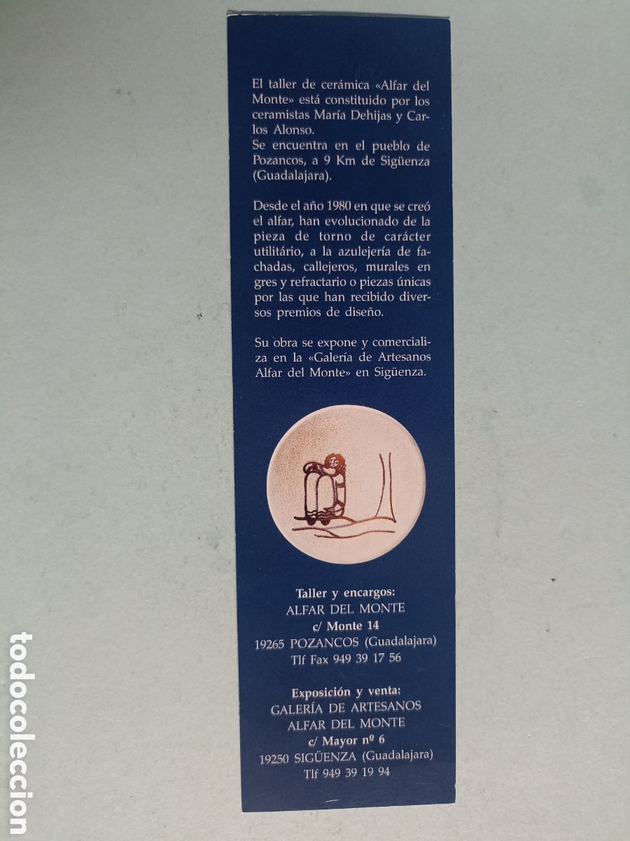 Coleccionismo marcap&aacute;ginas: Marcap&aacute;ginas Alfar del Monte - Pedido m&iacute;nimo 3&euro; - Foto 2