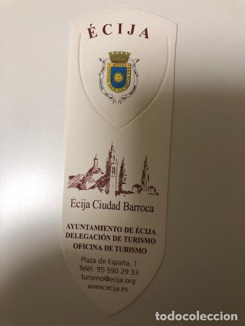Coleccionismo marcap&aacute;ginas: Punto de libro Ayuntamiento Ecija - Foto 1