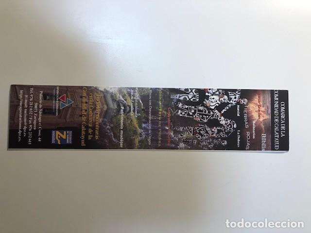 Coleccionismo marcap&aacute;ginas: Punto de libro Comarca de Aranda y Calatayud - Foto 2