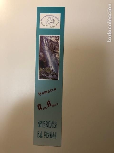 Coleccionismo marcap&aacute;ginas: Punto de libro Comarca Ason Aguera - Foto 1
