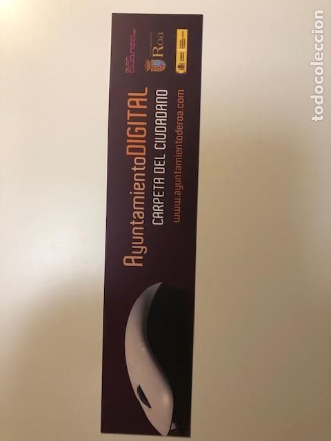 Coleccionismo Marcap&aacute;ginas: Punto de libro Ayuntamiento Roa Digital (Con calendario 2010)