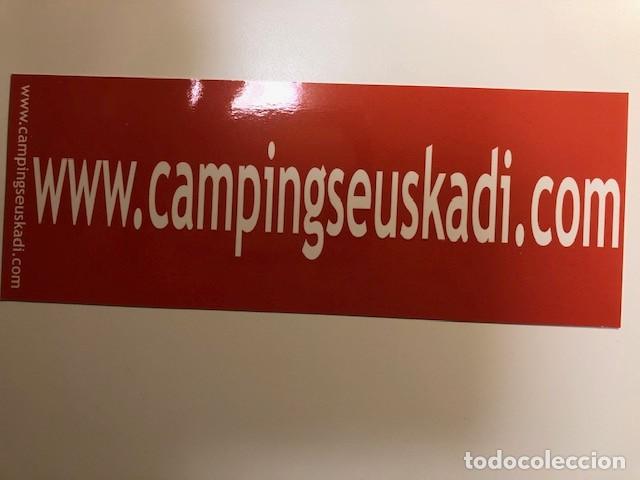 Coleccionismo marcap&aacute;ginas: Punto de libro Campings de Euskadi - Foto 2