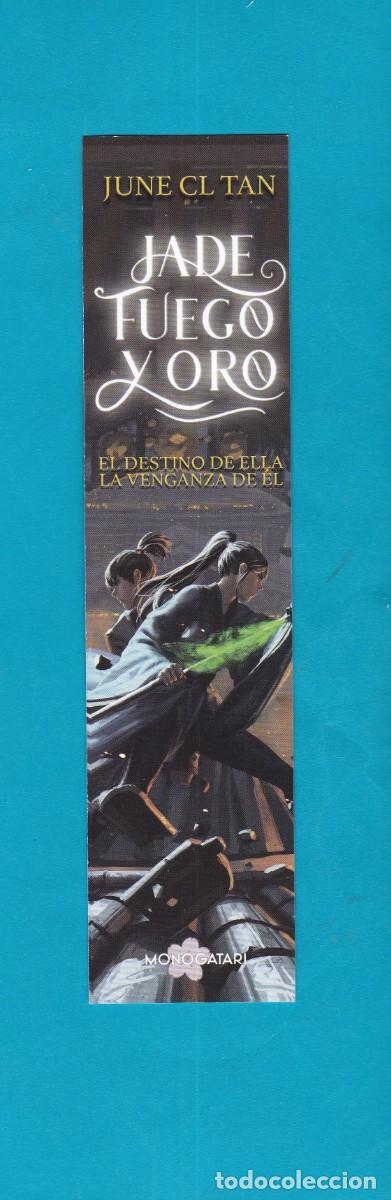Coleccionismo Marcap&aacute;ginas: Marcapaguinas editorial Monogatari Jade fuego y oro