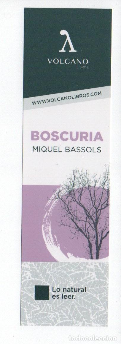 Collectables Bookmark: MARCAPAGINAS, BOSCURIA. MIQUEL BASSOLS. VOLCANO LIBROS