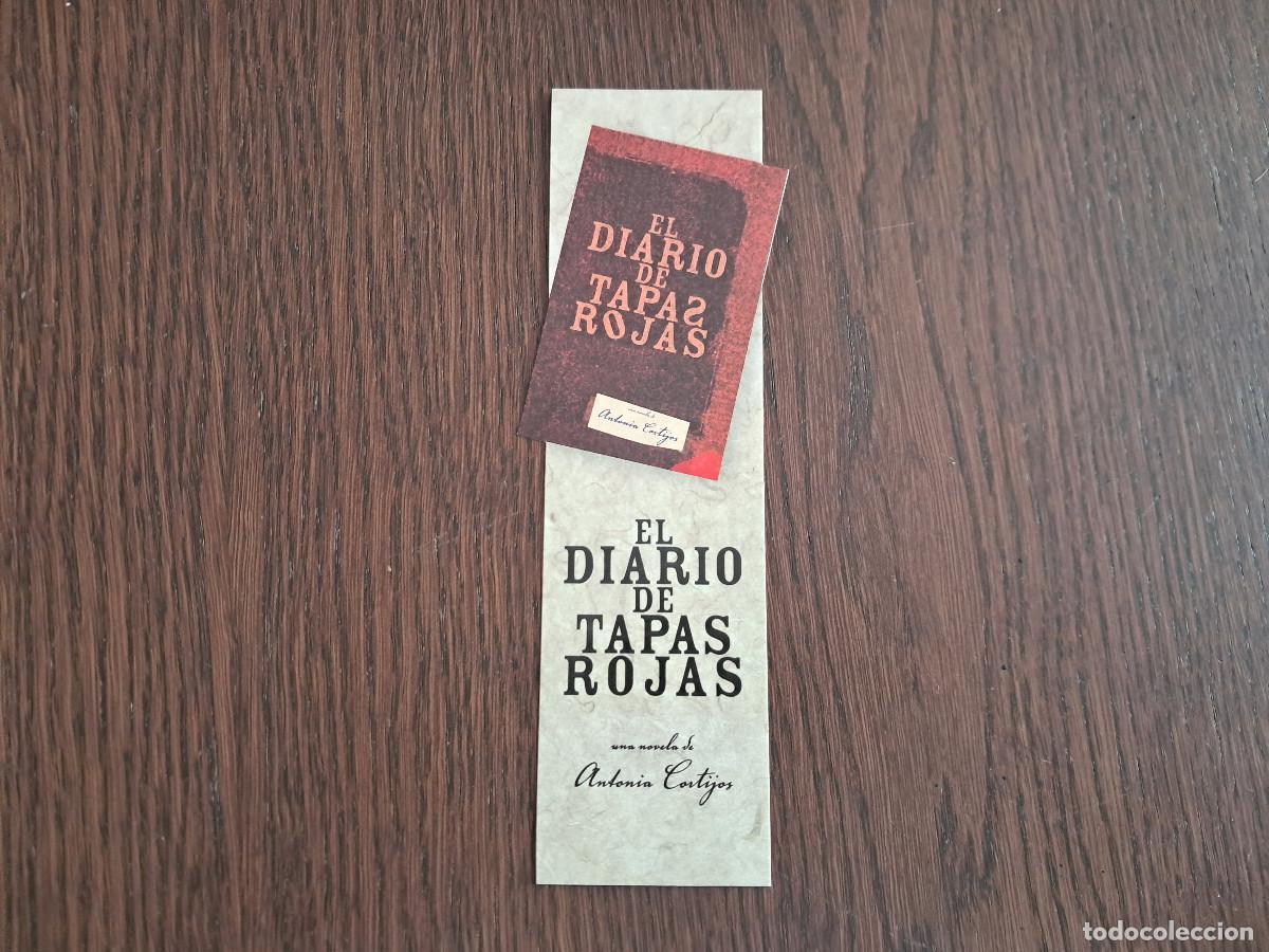Sammeln von Lesezeichen: marcap&aacute;ginas, punto de libro, El diario de tapas rojas, Antonio Cortijos. Plaza Jan&eacute;s.