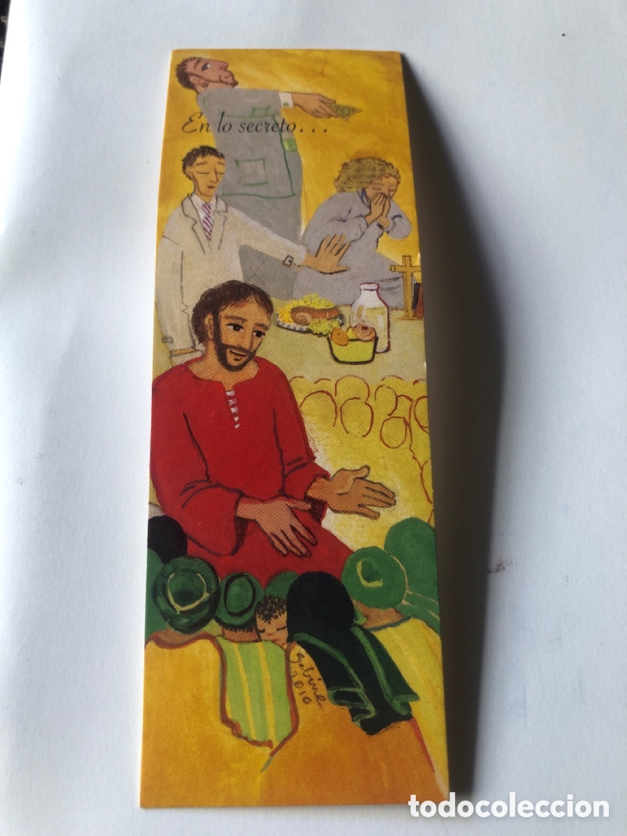 Collectables Bookmark: Marcap&aacute;ginas S&oacute;lo Dios. En lo secreto&hellip; Misioneras Oblatas de Mar&iacute;a. Oraci&oacute;n. Francia. ASM