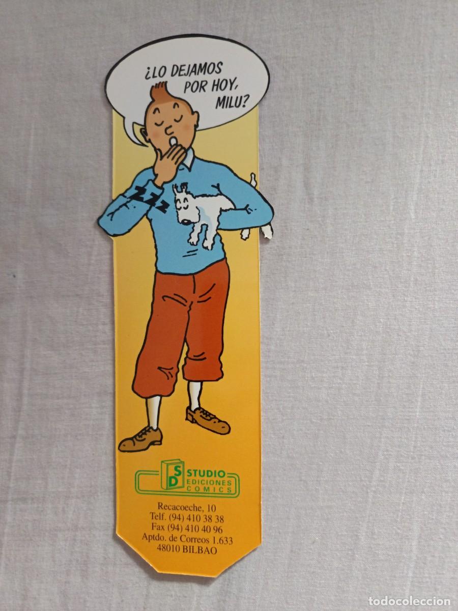 Coleccionismo marcap&aacute;ginas: MARCAPAGINAS TINTIN STUDIO EDICIONES COMICS - Foto 1