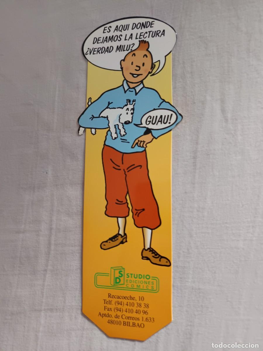 Coleccionismo marcap&aacute;ginas: MARCAPAGINAS TINTIN STUDIO EDICIONES COMICS - Foto 2