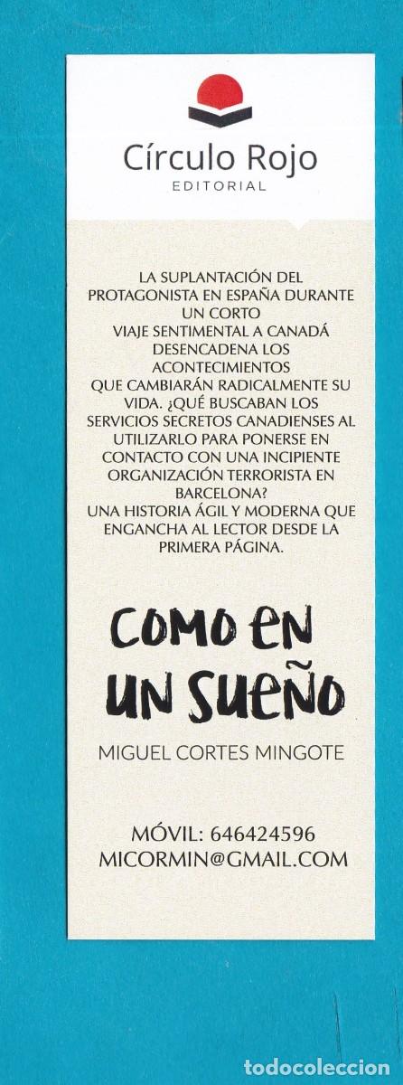 Coleccionismo marcap&aacute;ginas: Marcapaginas editorial Circulo rojo como en un sue&ntilde;o - Foto 1