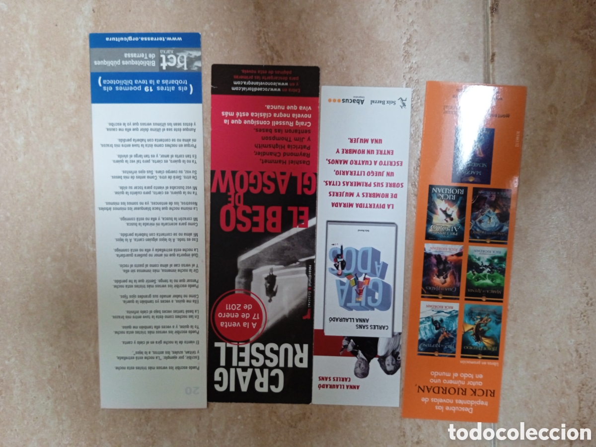 Coleccionismo marcap&aacute;ginas: Lote de 8 Marcap&aacute;ginas Varios - Foto 2