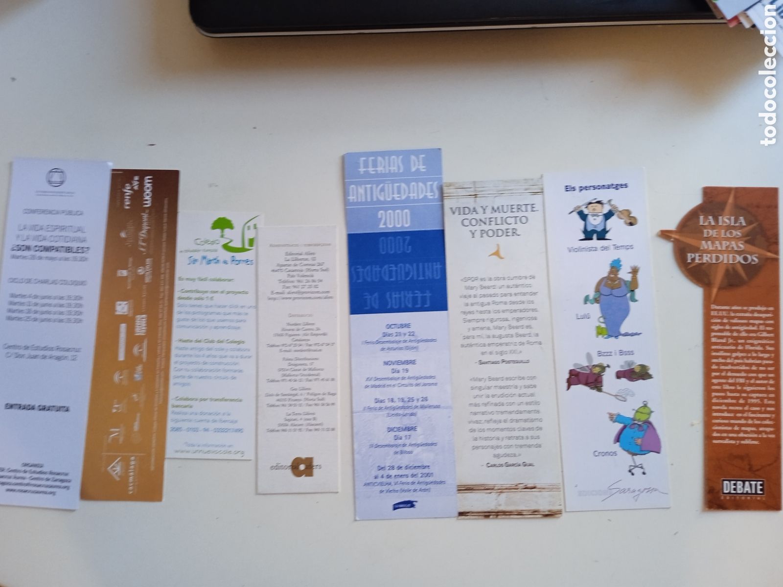Coleccionismo marcap&aacute;ginas: Lote de 8 Marcap&aacute;ginas Varios. - Foto 2