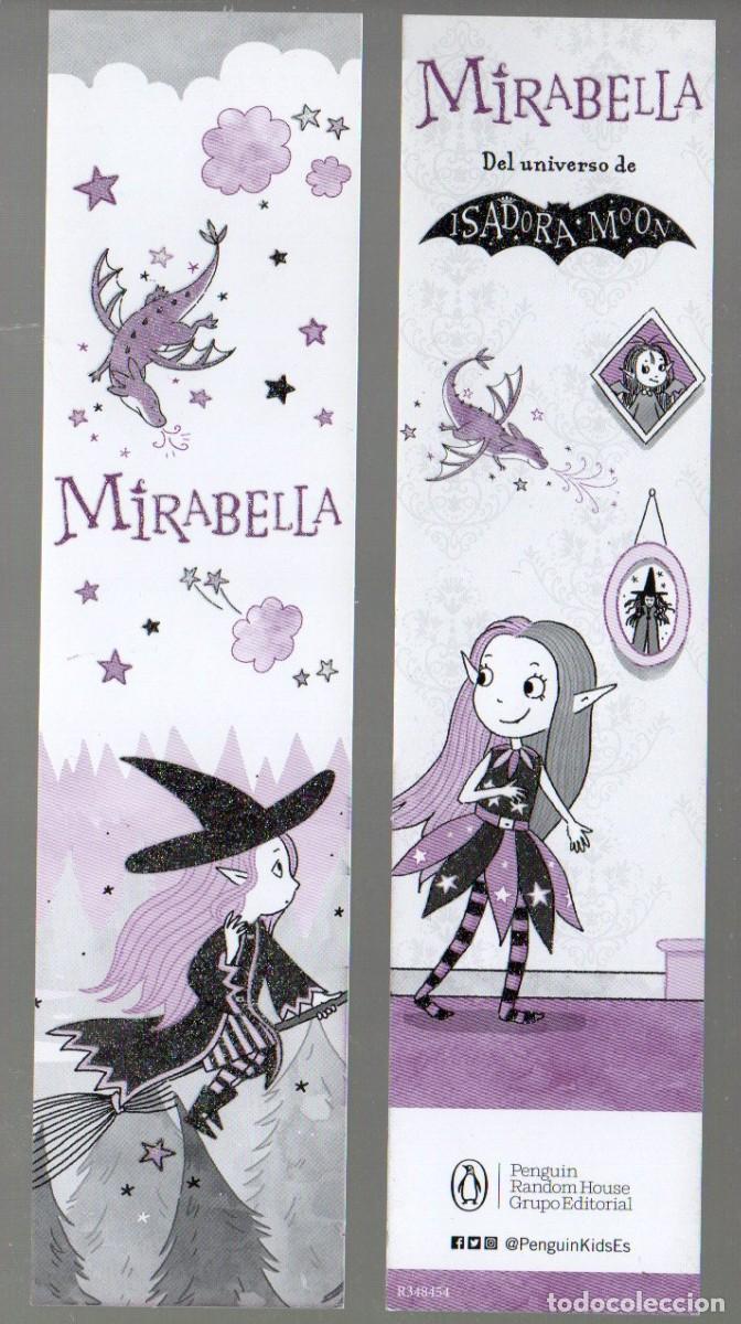 Collectionnisme Marque-pages: MARCAPAGINAS, MIRABELLA - DEL UNIVERSO DE ISADORA MOON. ALFAGUARA. TIENE PURPURINA.