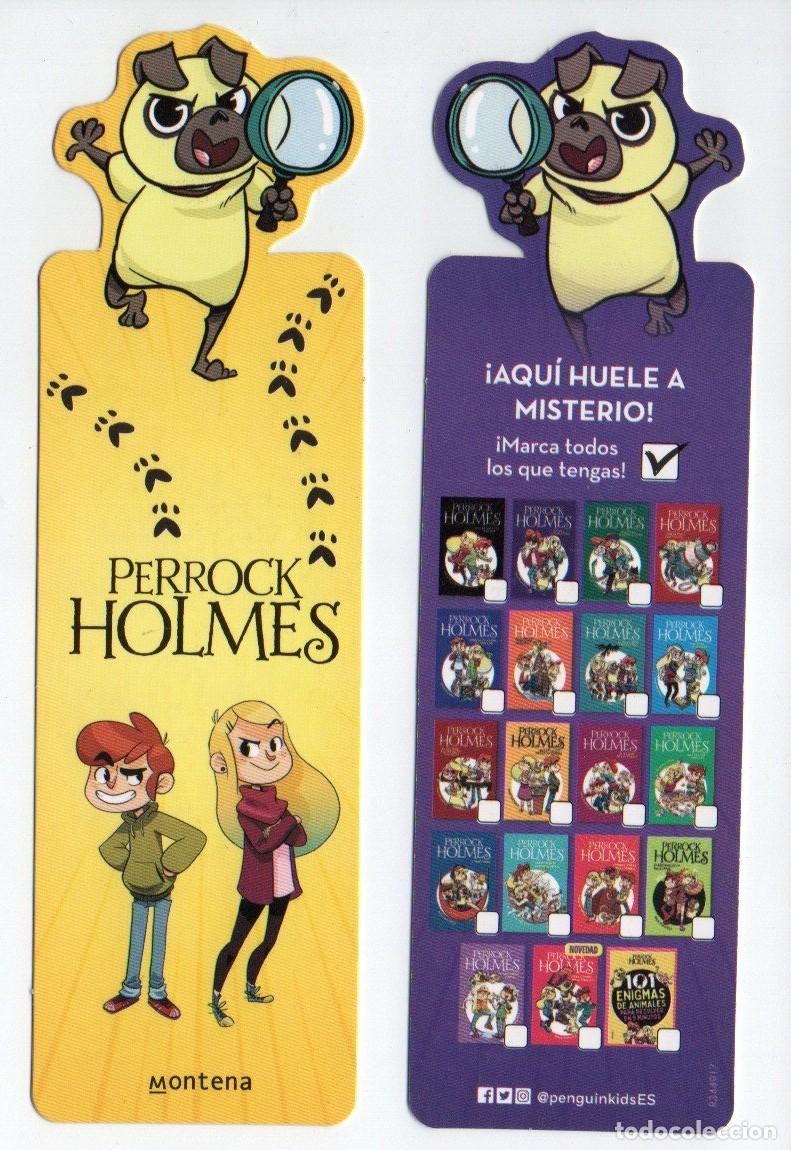 Coleccionismo Marcap&aacute;ginas: MARCAPAGINAS TROQUELADO, PERROCK HOLMES. MONTENA