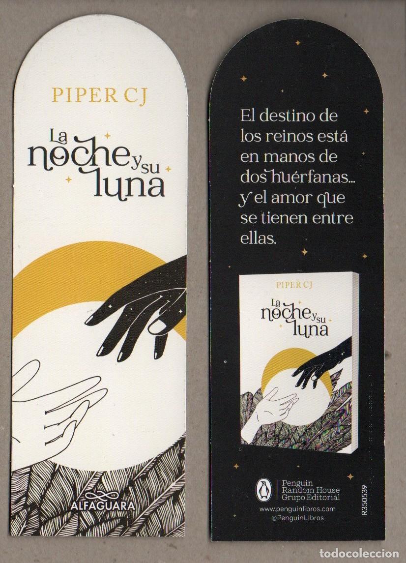 Collezionismo Segnalibri: MARCAPAGINAS TROQUELADO, LA NOCHE Y SU LUNA. PIPER C J. ALFAGUARA.