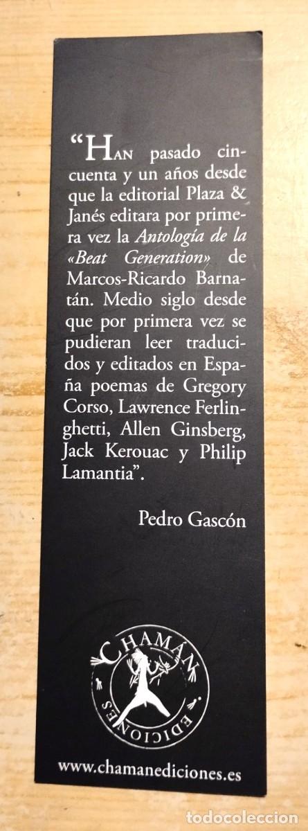 Coleccionismo marcap&aacute;ginas: MARCAP&Aacute;GINAS &rdquo;ANTOLOG&Iacute;A DE LA BEAT GENERATION&rdquo; - Foto 2