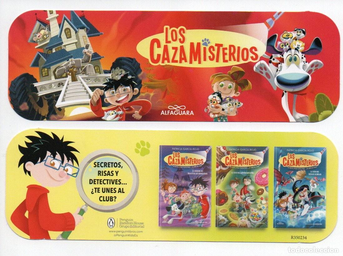 Coleccionismo Marcap&aacute;ginas: MARCAPAGINAS TROQUELADO, LOS CAZAMISTERIOS. ALFAGUARA.