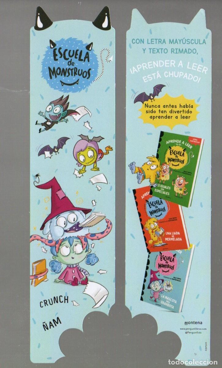 Coleccionismo Marcap&aacute;ginas: MARCAPAGINAS TROQUELADO, ESCUELA DE MONSTRUOS. CRUNCH - &Ntilde;AM. MONTENA.