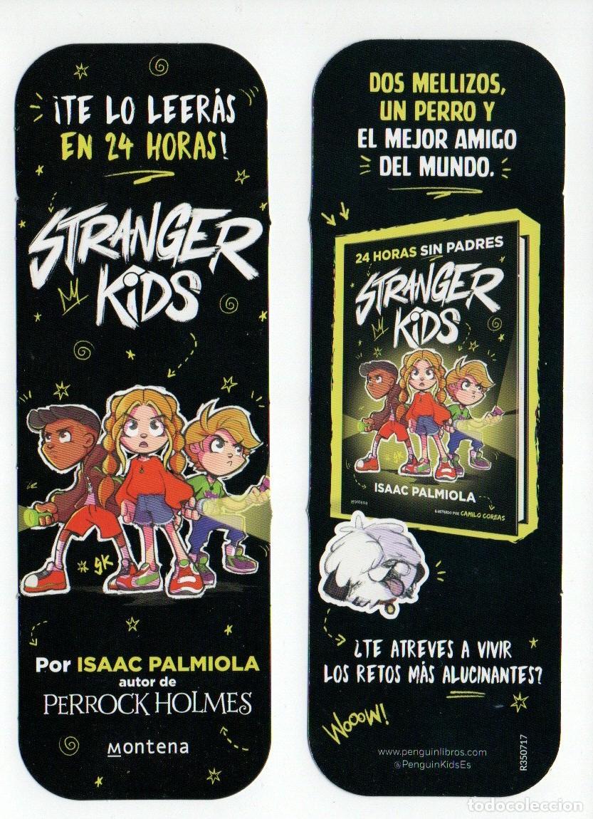 Coleccionismo Marcap&aacute;ginas: MARCAPAGINAS TROQUELADO, STRANGER KIDS. ISAAC PALMIOLA. MONTENA.