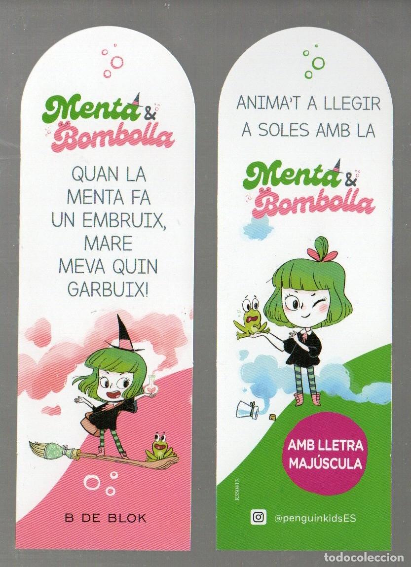 Coleccionismo marcap&aacute;ginas: MARCAPAGINAS TROQUELADO, MENTA & BOMBOLLA. B DE BLOK - Foto 1