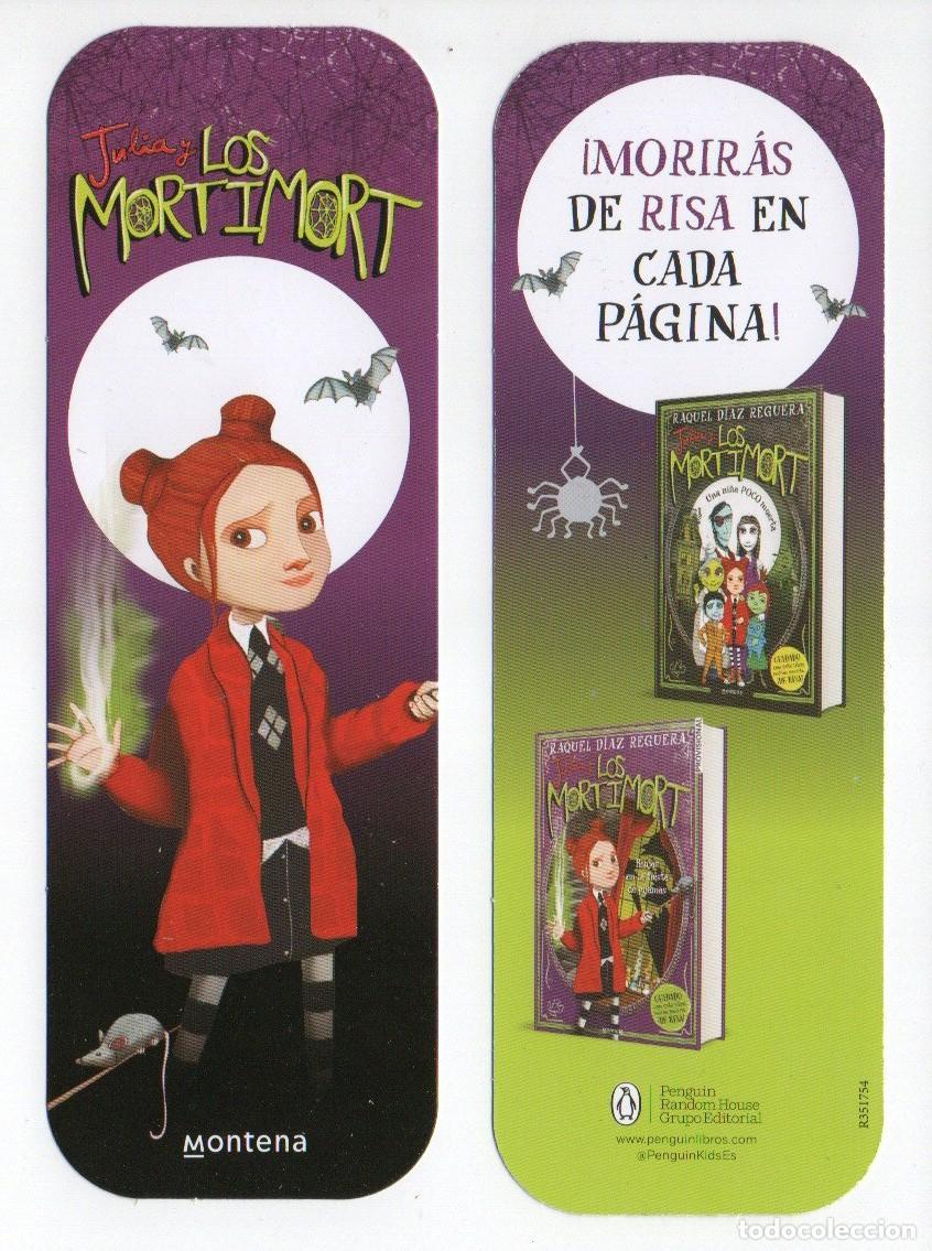 Coleccionismo Marcap&aacute;ginas: MARCAPAGINAS TROQUELADO, JULIA Y LOS MORTIMORT. MONTENA.