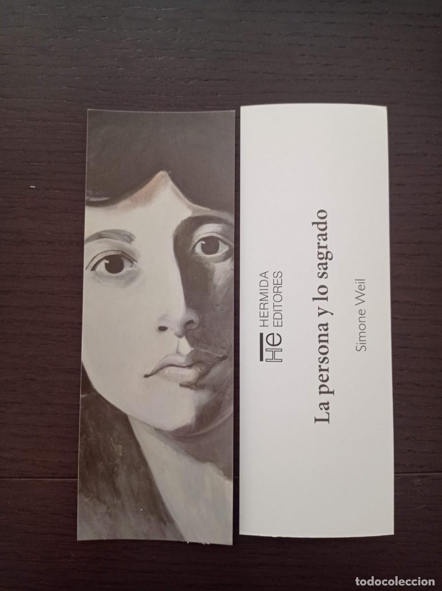Coleccionismo marcap&aacute;ginas: MARCAP&Aacute;GINAS. HERMIDA EDITORES. SIMONE WEIL. LA PERSONA Y LO SAGRADO