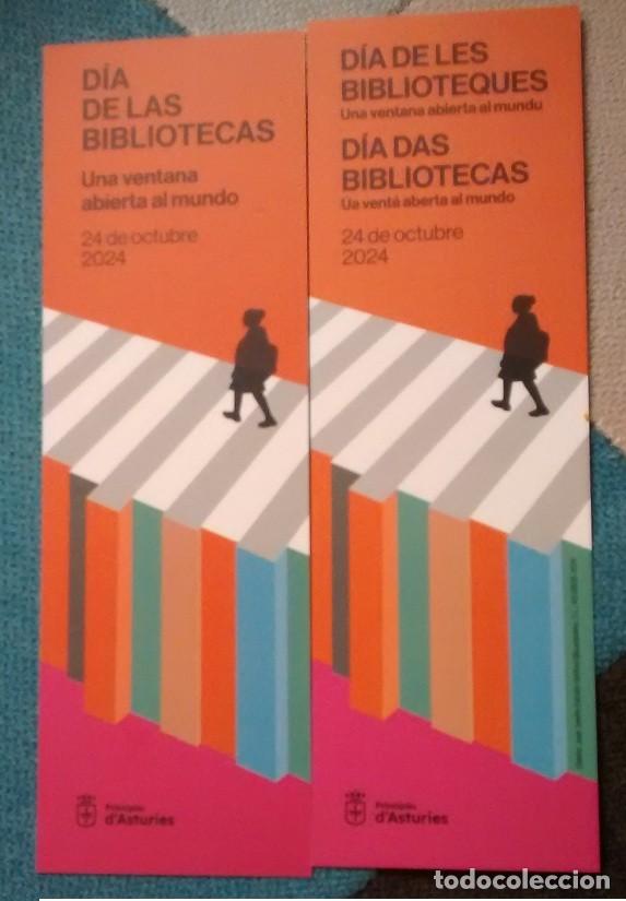 Coleccionismo Marcap&aacute;ginas: marcap&aacute;ginas dia bibliotecas Asturias 2024
