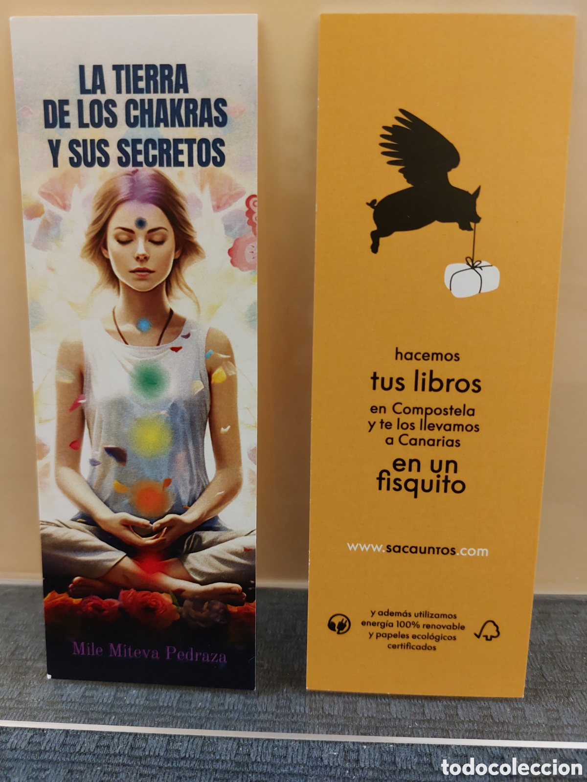 Coleccionismo marcap&aacute;ginas: Marcap&aacute;ginas La tierra de los chakras - Foto 1