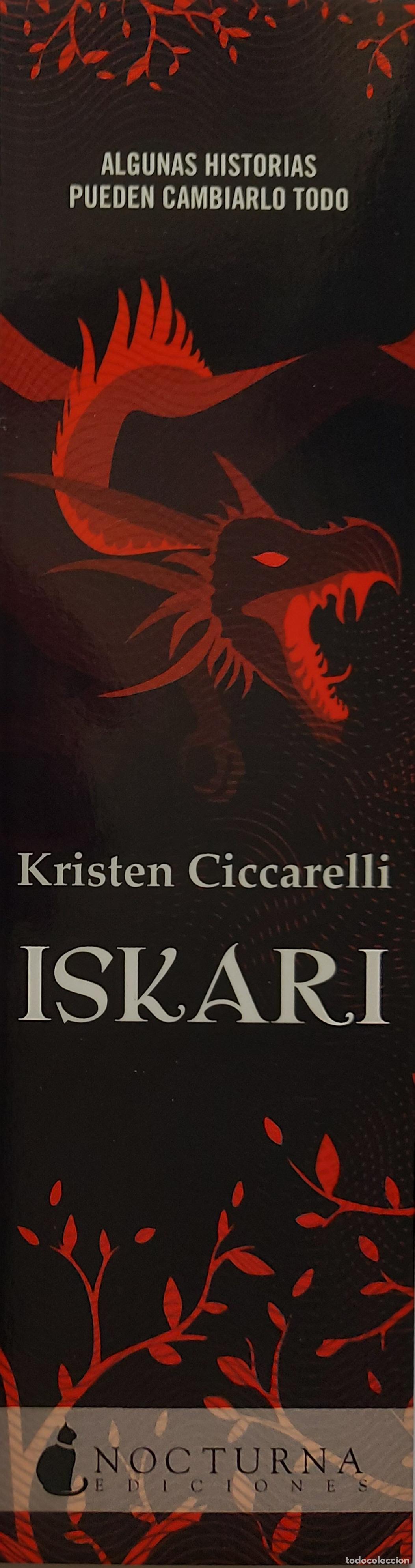 Coleccionismo Marcap&aacute;ginas: MARCAP&Aacute;GINAS - NOCTURNA EDICIONES - KRISTEN CICCARELLI - ISKARI -