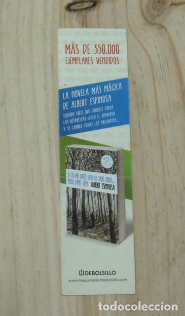 Coleccionismo Marcap&aacute;ginas: Separador Marcap&aacute;ginas Punto de Libro Albert Espinosa - Debolsillo