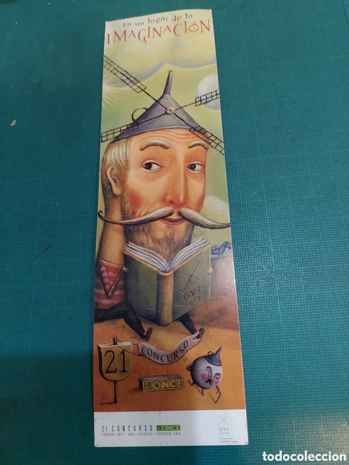Sammeln von Lesezeichen: MARCAPAGINAS EN UN LUGAR o centro don quijote mancha molinos 21 concurso IMAGINACION