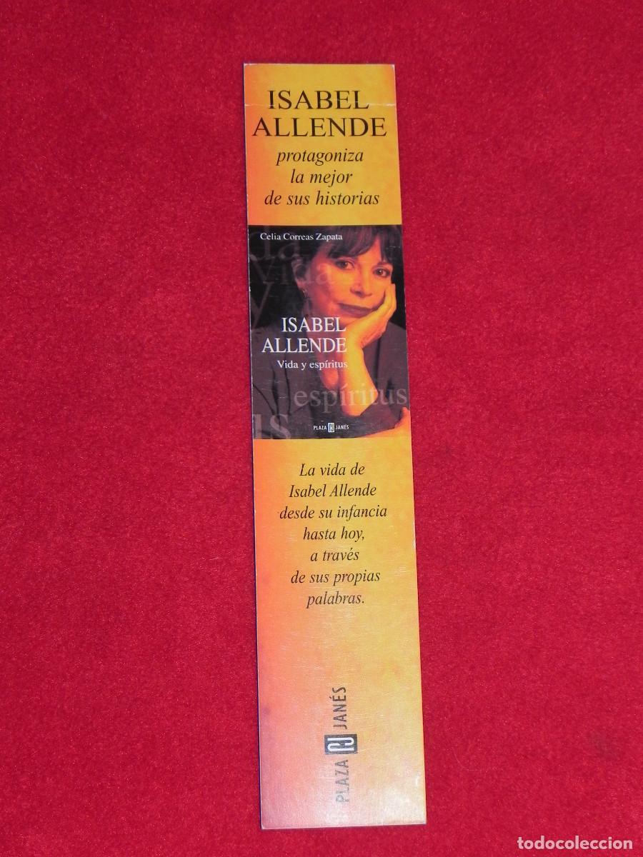 Coleccionismo marcap&aacute;ginas: Marcap&aacute;gina - Isabel Allende, Vida y Esp&iacute;ritu. - Foto 1