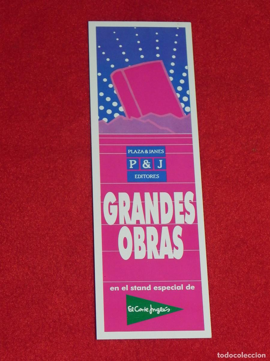 Coleccionismo Marcap&aacute;ginas: Marcap&aacute;gina - Plaza & Janes, Editores - Grandes Obras - Stand Especial, El Corte Ingl&eacute;s.