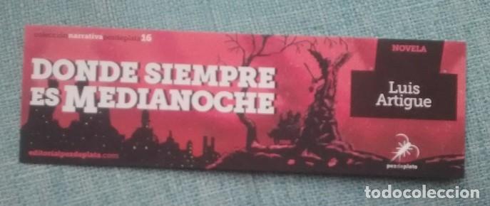 Sammeln von Lesezeichen: Marcapaginas siempre medianoche, editorial Pez de Plata
