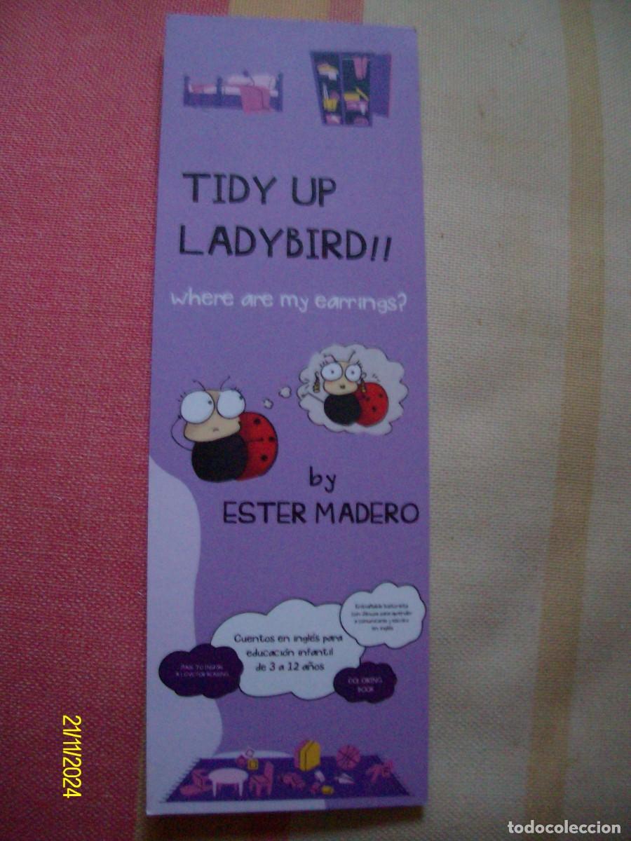 Sammeln von Lesezeichen: MARCAPAGINAS TIDY UP LADYBIRD BY ESTER MADERO COLORING BOOK