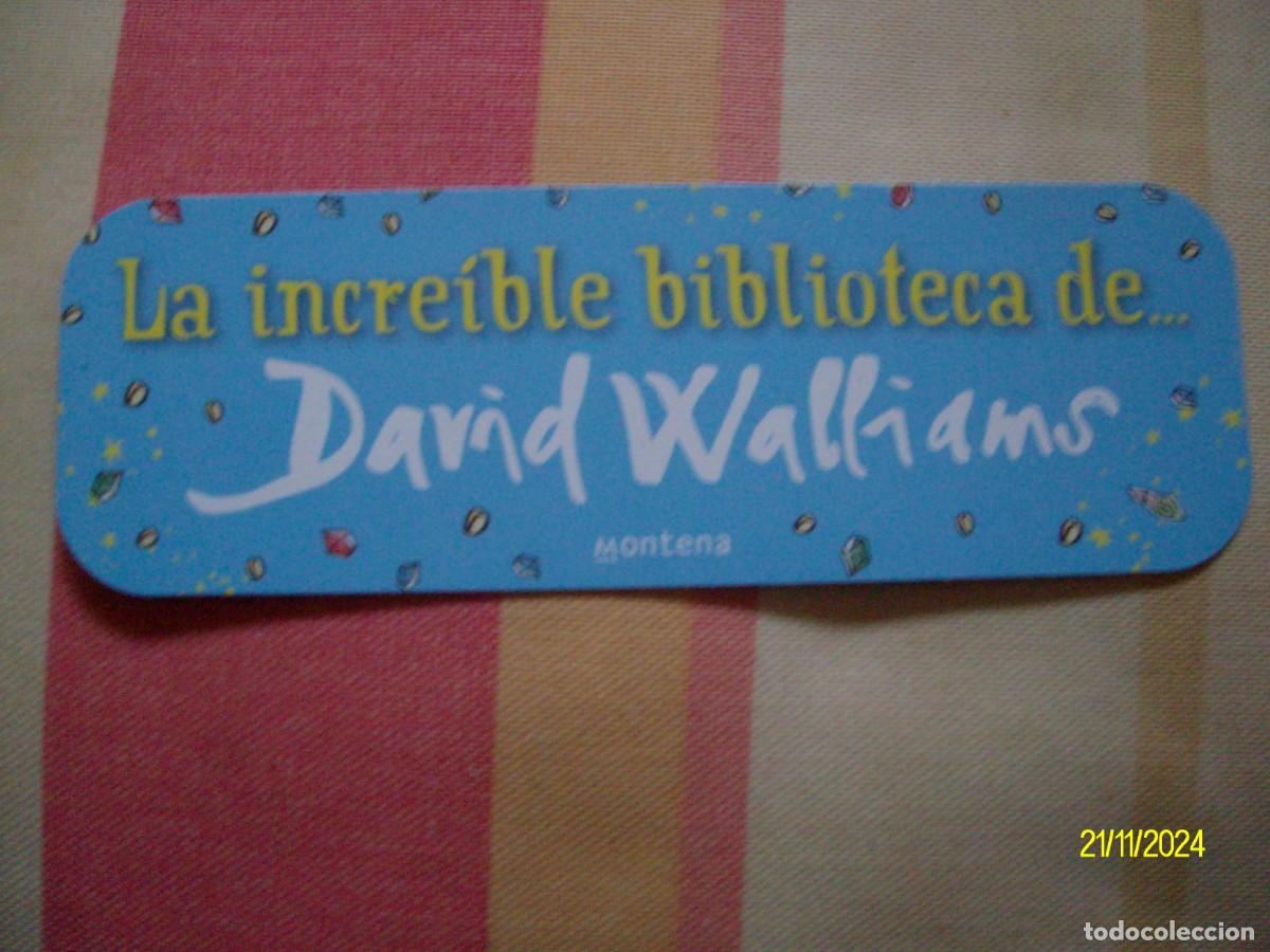 Coleccionismo marcap&aacute;ginas: MARCAPAGINAS LA INCREIBLE BIBLIOTECA DE DAVID WALLIANS EDICIONES MONTENA - Foto 1