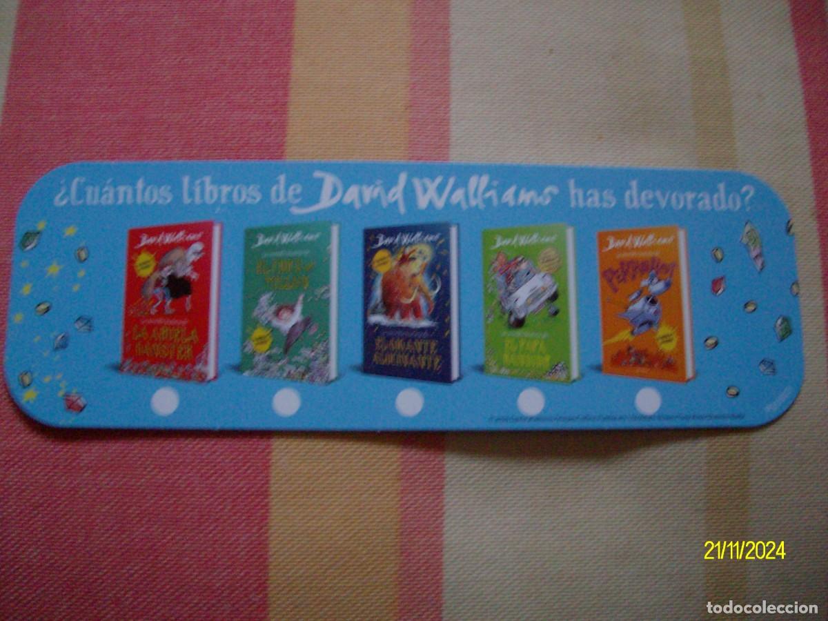 Coleccionismo marcap&aacute;ginas: MARCAPAGINAS LA INCREIBLE BIBLIOTECA DE DAVID WALLIANS EDICIONES MONTENA - Foto 2
