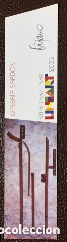 Sammeln von Lesezeichen: Marcapaginas. QIJANO. Galeria Sardon. 2003.