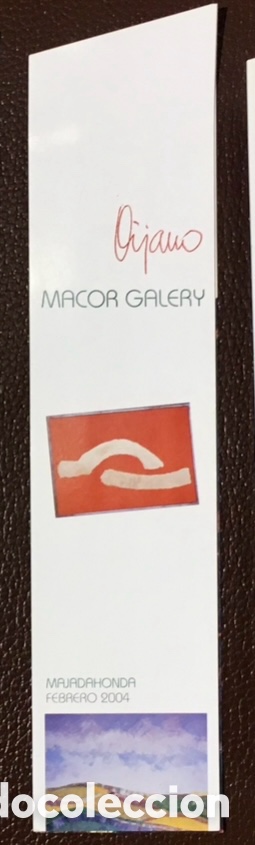 Collezionismo Segnalibri: Marcapaginas. QIJANO. Marcor Galery. Majadahonda. 2004.