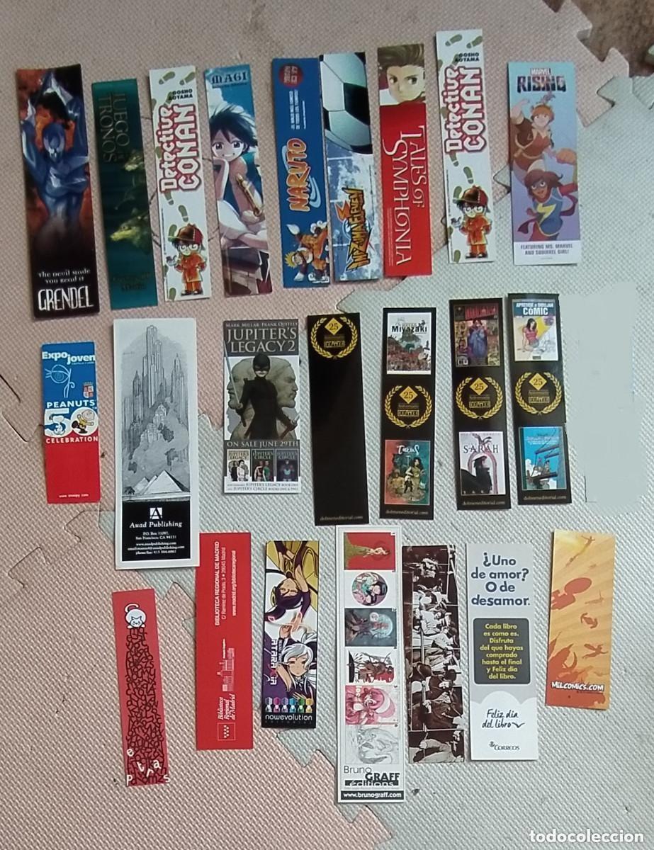 Collectables Bookmark: Lote 23 marcap&aacute;ginas diferentes
