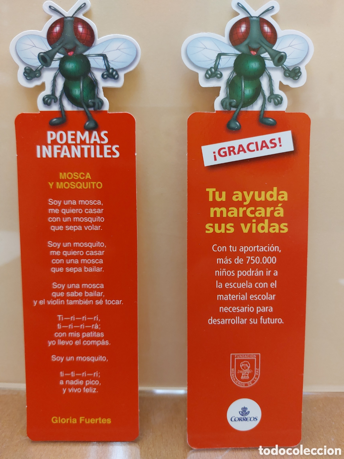 Coleccionismo marcap&aacute;ginas: Marcap&aacute;ginas Poemas infantiles - Foto 1