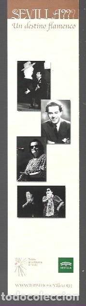 Collectables Bookmark: MARCAP&Aacute;GINAS EDICI&Oacute;N DE FESTIVALES FLAMENCOS EN LA PROVINCIA DE SEVILLA A&Ntilde;O 2002