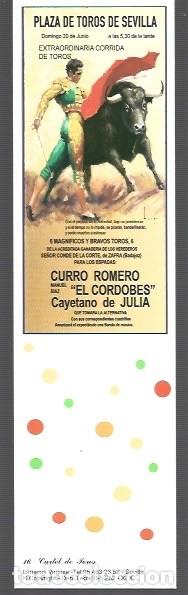 Coleccionismo Marcap&aacute;ginas: MARCAP&Aacute;GINAS EDICI&Oacute;N DE COPYRIGHT CARTEL DE TOROS SEVILLA